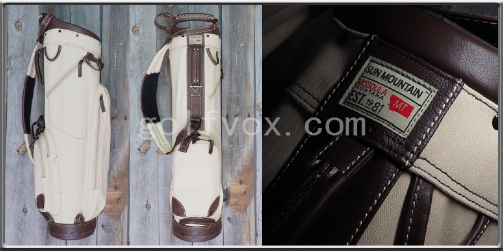 Sun mountain leather cart bag sales